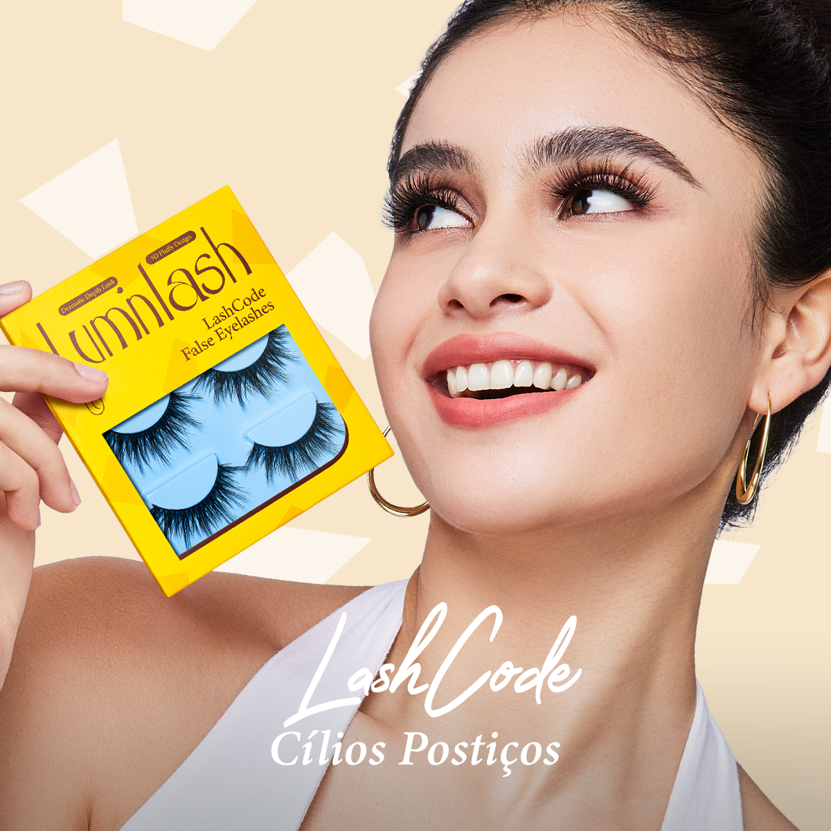 LUMINLASH False Eyelashes 3 Pairs – Dramatic Depth Look | 3D Fluffy Comfortable One-Piece for Beginners