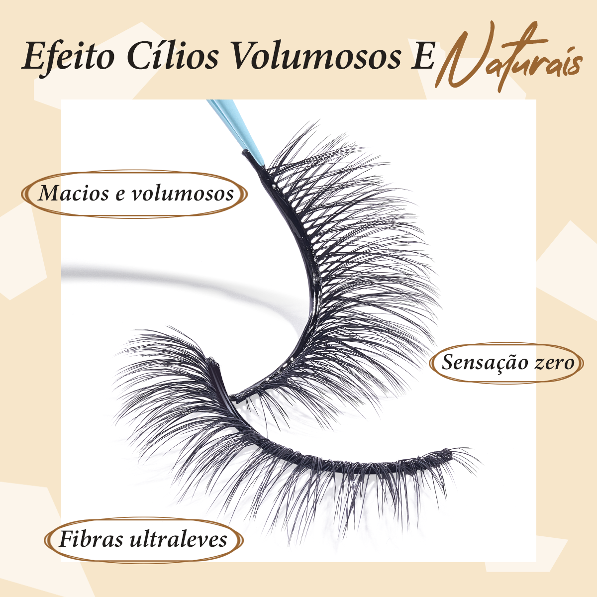 LUMINLASH Self-Adhesive False Eyelashes | Daily Natural Look | One-Piece Design | Reusable
