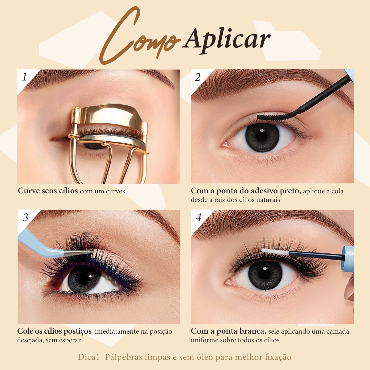 LUMINLASH 280-Piece Eyelash Cluster Kit 8-16mm | Bold Drama Look 30D+40D | DIY Extension with Glue & Sealant