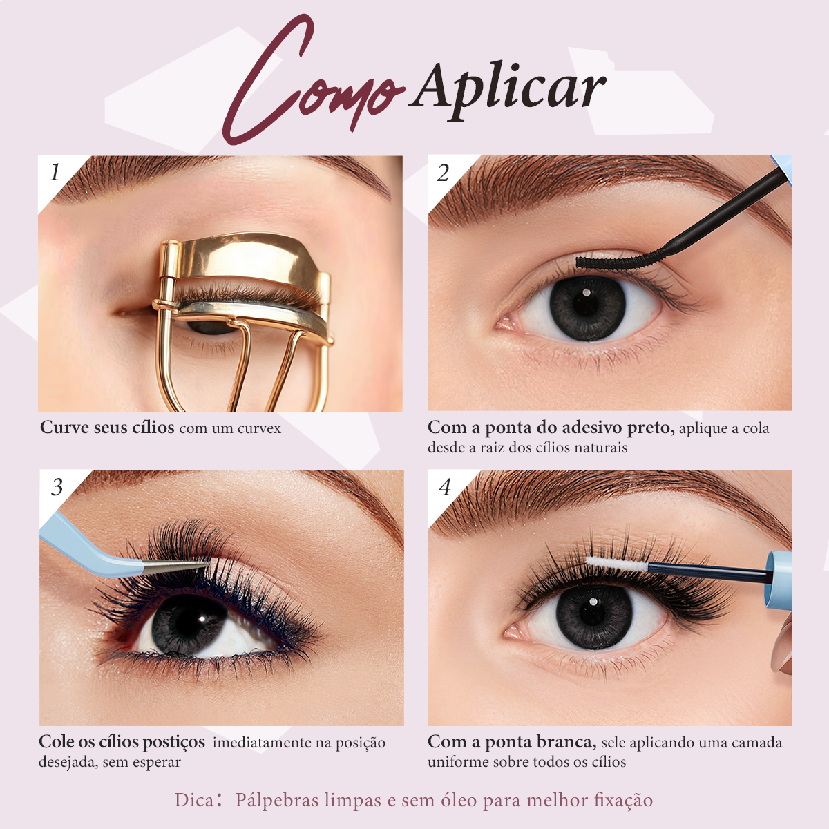 LUMINLASH Cluster Eyelash Kit 144PCS 8–18mm | Daily Natural Look D | DIY Extension with Glue & Sealant