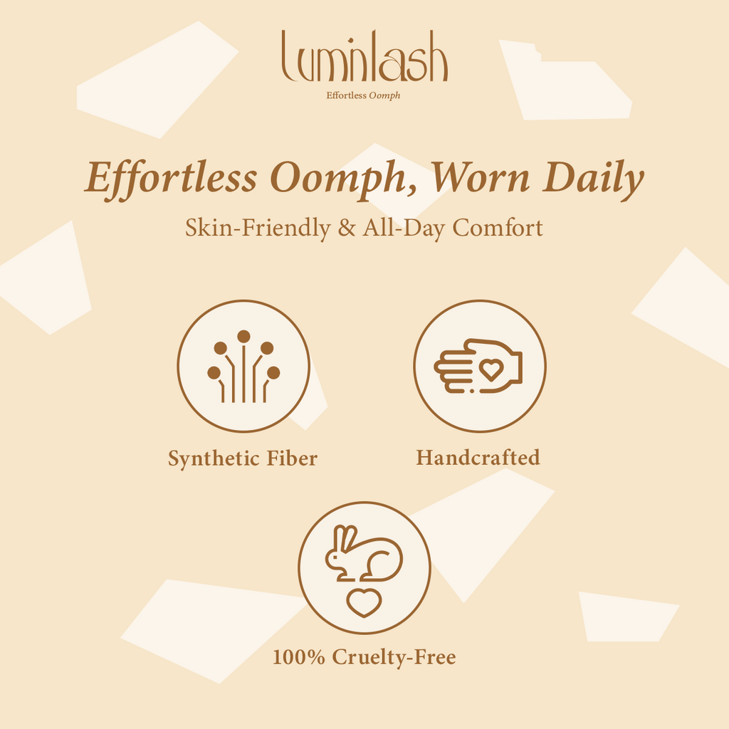 LUMINLASH False Eyelashes 3 Pairs – Dramatic Depth Look | 3D Fluffy Comfortable One-Piece for Beginners